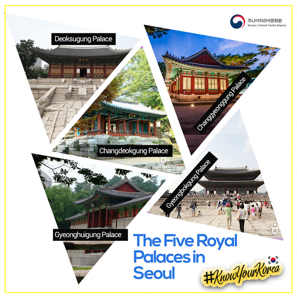 [Seoul] The Five Royal Palaces of Seoul by 100 must-visit guide Korea